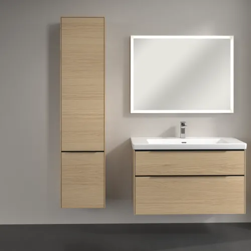 Bild von VILLEROY BOCH Subway 3.0 Hochschrank, 2 Türen, 400 x 1710 x 362 mm, Nordic Oak / Nordic Oak #C58601VJ