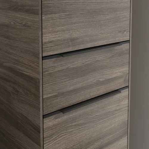 Bild von VILLEROY BOCH Subway 3.0 Hochschrank, 2 Türen, 1 Auszug, 400 x 1710 x 362 mm, Stone Oak / Stone Oak #C59101RK
