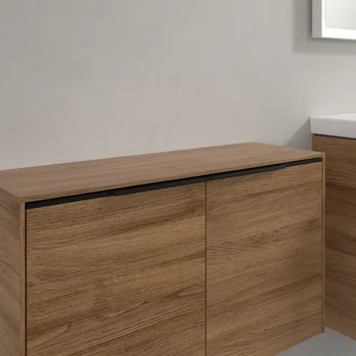 Bild von VILLEROY BOCH Subway 3.0 Sideboard, 2 Türen, 728 x 423 x 256 mm, Kansas Oak / Kansas Oak #C60001RH