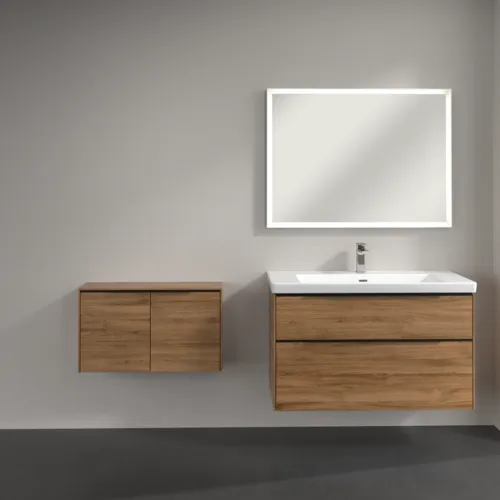 Bild von VILLEROY BOCH Subway 3.0 Sideboard, 2 Türen, 728 x 423 x 256 mm, Kansas Oak / Kansas Oak #C60001RH