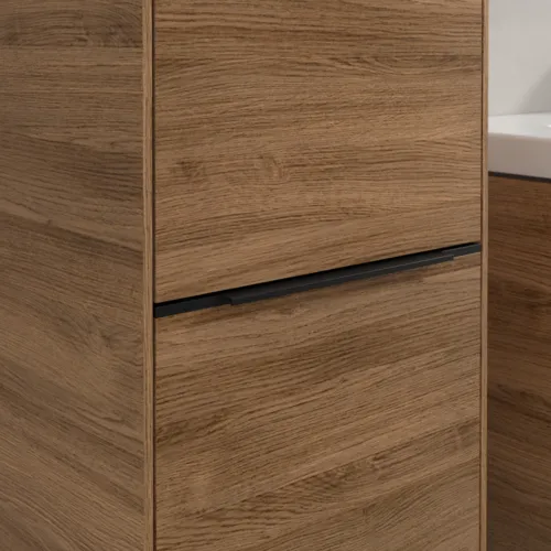 Bild von VILLEROY BOCH Subway 3.0 Hochschrank, 2 Türen, 400 x 1710 x 362 mm, Kansas Oak / Kansas Oak #C58601RH