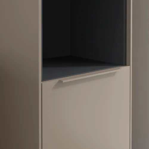 Bild von VILLEROY BOCH Subway 3.0 Hochschrank, 2 Türen, 400 x 1710 x 362 mm, Taupe / Taupe #C58902VM