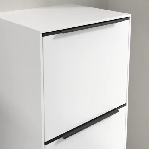 VILLEROY BOCH Subway 3.0 Seitenschrank, 1 Auszug, 1 Tür, 400 x 860 x 362 mm, Pure White / Pure White #C59501VF, Bild 7