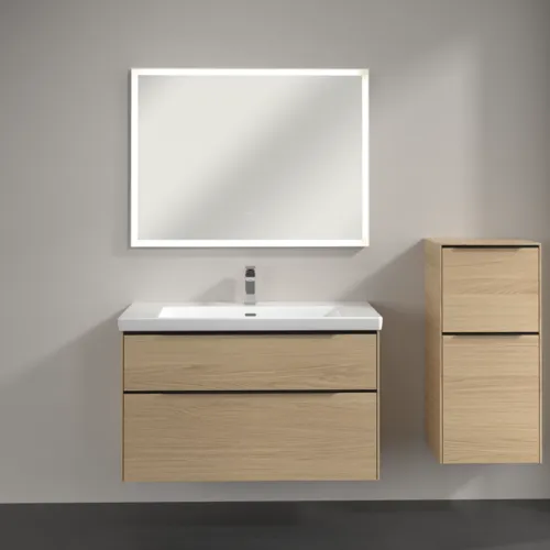 VILLEROY BOCH Subway 3.0 Seitenschrank, 1 Auszug, 1 Tür, 400 x 860 x 362 mm, Nordic Oak / Nordic Oak #C59501VJ, Bild 4