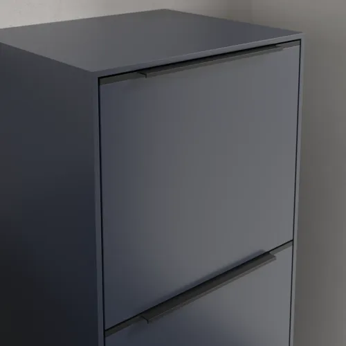 Bild von VILLEROY BOCH Subway 3.0 Seitenschrank, 1 Auszug, 1 Tür, 400 x 860 x 362 mm, Marine Blue / Marine Blue #C59501VQ
