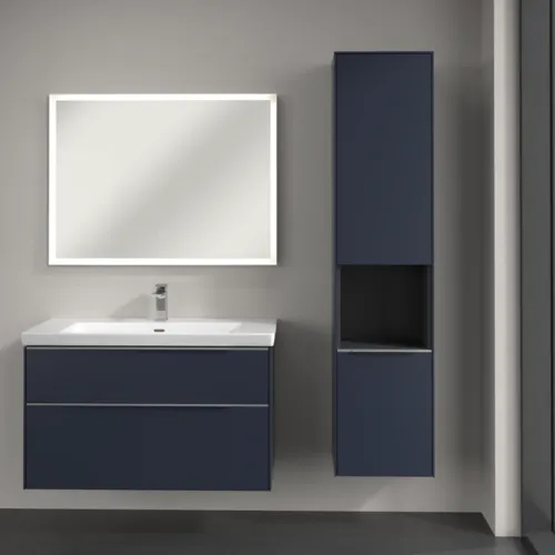 Bild von VILLEROY BOCH Subway 3.0 Hochschrank, 2 Türen, 400 x 1710 x 362 mm, Marine Blue / Marine Blue #C58900VQ