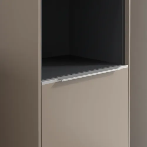 Bild von VILLEROY BOCH Subway 3.0 Hochschrank, 2 Türen, 400 x 1710 x 362 mm, Taupe / Taupe #C58900VM