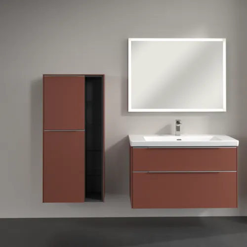 Bild von VILLEROY BOCH Subway 3.0 Mittelschrank, 2 Türen, 574 x 1200 x 362 mm, Wine Red / Wine Red #C59800AH