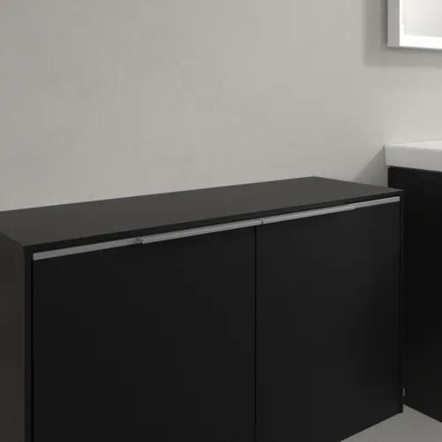 Bild von VILLEROY BOCH Subway 3.0 Sideboard, 2 Türen, 728 x 423 x 256 mm, Volcano Black / Volcano Black #C60000VL
