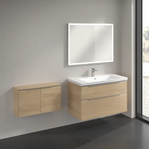 Bild von VILLEROY BOCH Subway 3.0 Sideboard, 2 Türen, 728 x 423 x 256 mm, Nordic Oak / Nordic Oak #C60000VJ