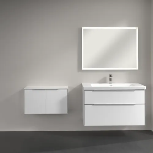 Bild von VILLEROY BOCH Subway 3.0 Sideboard, 2 Türen, 728 x 423 x 256 mm, Brilliant White / Brilliant White #C60000VE