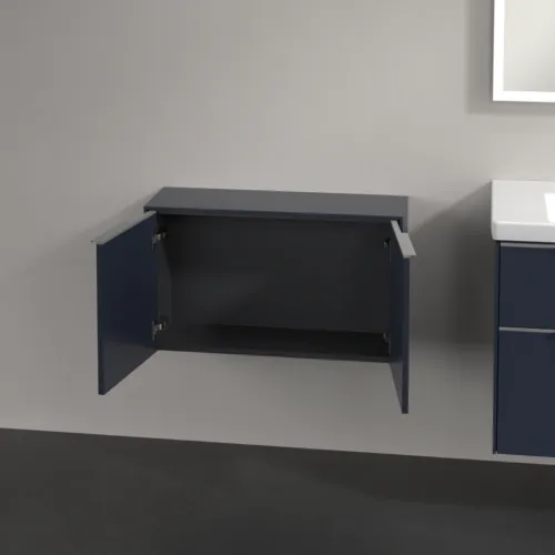 Bild von VILLEROY BOCH Subway 3.0 Sideboard, 2 Türen, 728 x 423 x 256 mm, Marine Blue / Marine Blue #C60000VQ