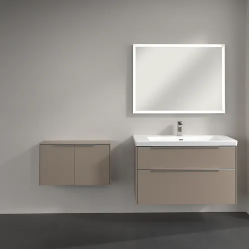 Bild von VILLEROY BOCH Subway 3.0 Sideboard, 2 Türen, 728 x 423 x 256 mm, Taupe / Taupe #C60000VM
