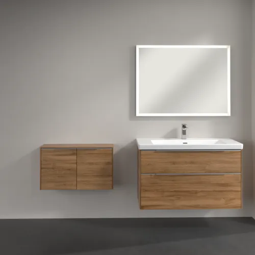 Bild von VILLEROY BOCH Subway 3.0 Sideboard, 2 Türen, 728 x 423 x 256 mm, Kansas Oak / Kansas Oak #C60000RH