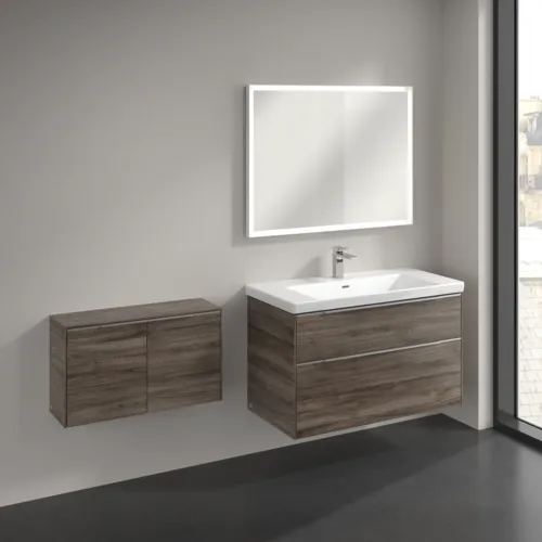Bild von VILLEROY BOCH Subway 3.0 Sideboard, 2 Türen, 728 x 423 x 256 mm, Stone Oak / Stone Oak #C60000RK