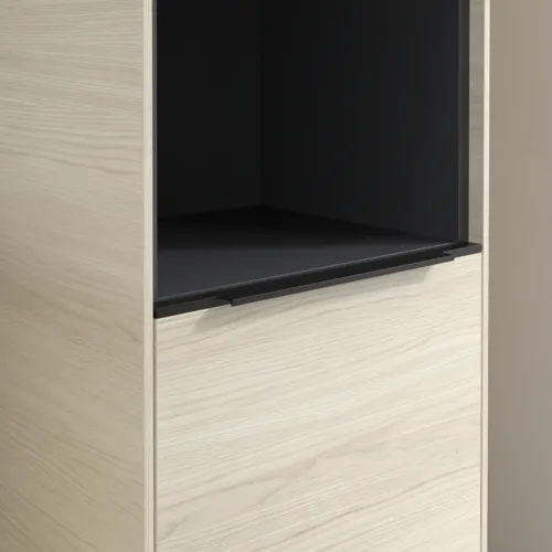 Bild von VILLEROY BOCH Subway 3.0 Hochschrank, 2 Türen, 400 x 1710 x 362 mm, White Oak / White Oak #C58901AA
