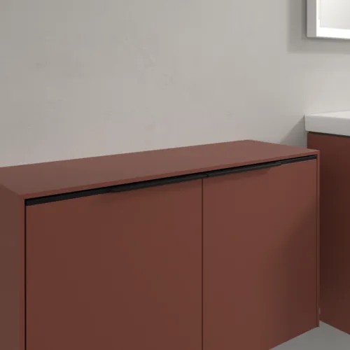 Bild von VILLEROY BOCH Subway 3.0 Sideboard, 2 Türen, 728 x 423 x 256 mm, Wine Red / Wine Red #C60001AH