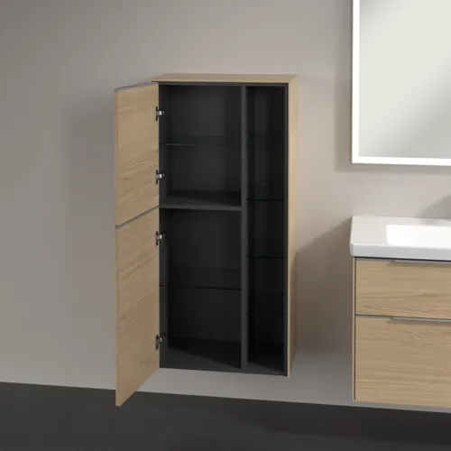 Bild von VILLEROY BOCH Subway 3.0 Mittelschrank, 2 Türen, 574 x 1200 x 362 mm, Nordic Oak / Nordic Oak #C59800VJ