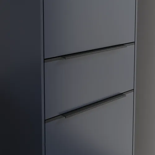 Bild von VILLEROY BOCH Subway 3.0 Hochschrank, 2 Türen, 1 Auszug, 400 x 1710 x 362 mm, Marine Blue / Marine Blue #C59101VQ