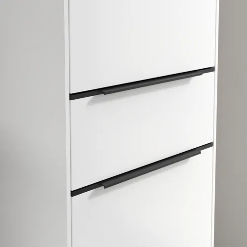 Bild von VILLEROY BOCH Subway 3.0 Hochschrank, 2 Türen, 1 Auszug, 400 x 1710 x 362 mm, Pure White / Pure White #C59101VF