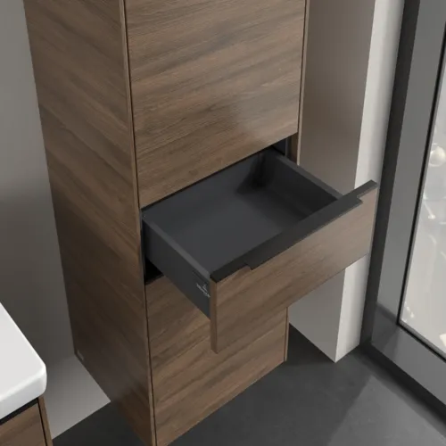 Bild von VILLEROY BOCH Subway 3.0 Hochschrank, 2 Türen, 1 Auszug, 400 x 1710 x 362 mm, Arizona Oak / Arizona Oak #C59101VH