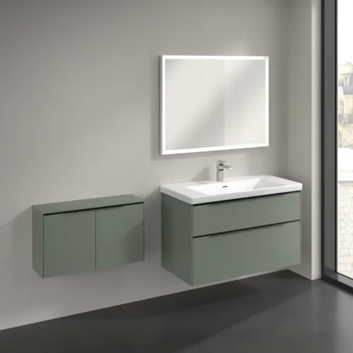 Bild von VILLEROY BOCH Subway 3.0 Sideboard, 2 Türen, 728 x 423 x 256 mm, Soft Green / Soft Green #C60001AF