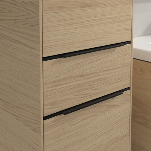 Bild von VILLEROY BOCH Subway 3.0 Hochschrank, 2 Türen, 1 Auszug, 400 x 1710 x 362 mm, Nordic Oak / Nordic Oak #C59001VJ