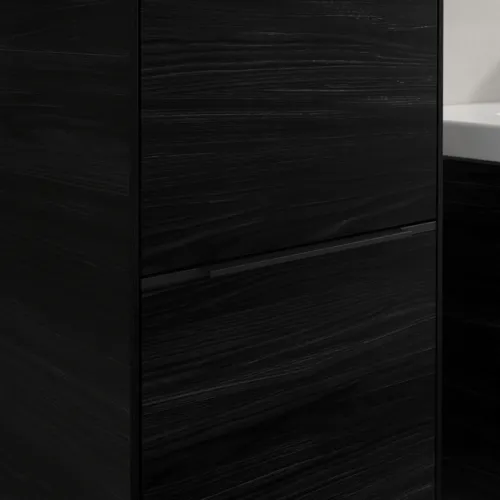 Bild von VILLEROY BOCH Subway 3.0 Hochschrank, 2 Türen, 400 x 1710 x 362 mm, Black Oak / Black Oak #C58601AB