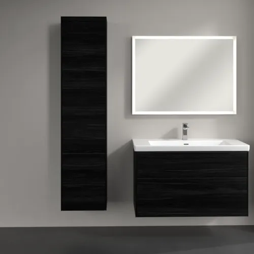 Bild von VILLEROY BOCH Subway 3.0 Hochschrank, 2 Türen, 400 x 1710 x 362 mm, Black Oak / Black Oak #C58601AB