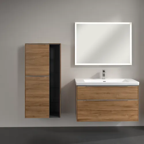 Bild von VILLEROY BOCH Subway 3.0 Mittelschrank, 2 Türen, 574 x 1200 x 362 mm, Kansas Oak / Kansas Oak #C59800RH