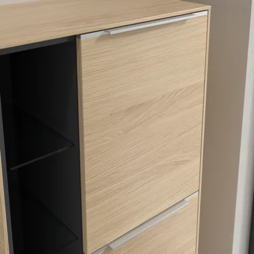 VILLEROY BOCH Subway 3.0 Mittelschrank, 2 Türen, 574 x 1200 x 362 mm, Nordic Oak / Nordic Oak #C59900VJ, Bild 6