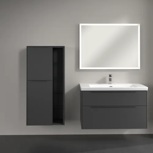 Obrázek VILLEROY BOCH Středová skříňka Subway 3.0, 2 dveře, 574 x 1200 x 362 mm, Grafit / Grafit #C59802VR