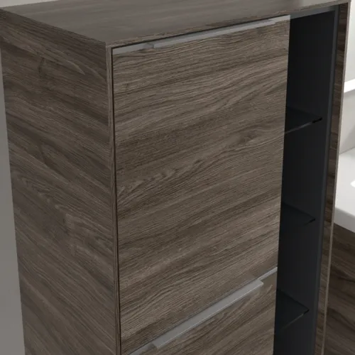 Bild von VILLEROY BOCH Subway 3.0 Mittelschrank, 2 Türen, 574 x 1200 x 362 mm, Stone Oak / Stone Oak #C59800RK