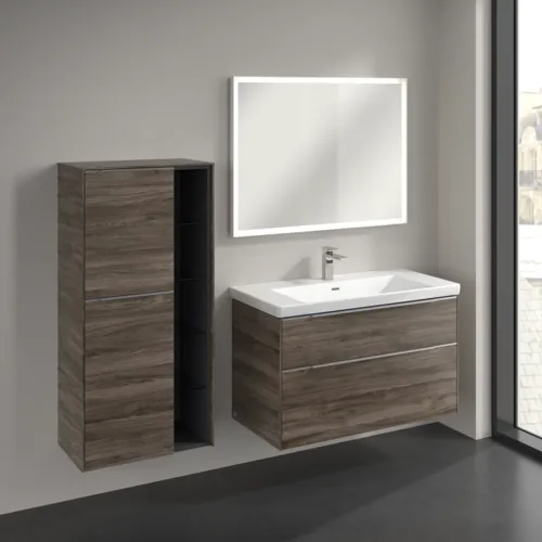 Bild von VILLEROY BOCH Subway 3.0 Mittelschrank, 2 Türen, 574 x 1200 x 362 mm, Stone Oak / Stone Oak #C59800RK