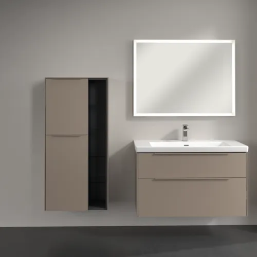 Bild von VILLEROY BOCH Subway 3.0 Mittelschrank, 2 Türen, 574 x 1200 x 362 mm, Taupe / Taupe #C59802VM