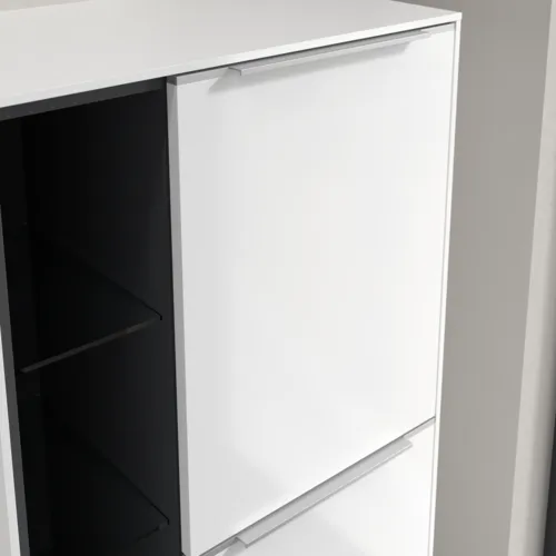 Bild von VILLEROY BOCH Subway 3.0 Mittelschrank, 2 Türen, 574 x 1200 x 362 mm, Brilliant White / Brilliant White #C59900VE