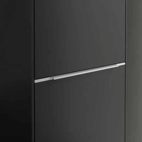 Bild von VILLEROY BOCH Subway 3.0 Hochschrank, 1 Tür, 1 Wäscheklappe, 450 x 1710 x 362 mm, Volcano Black / Volcano Black #C59300VL