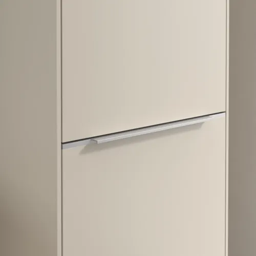 Bild von VILLEROY BOCH Subway 3.0 Hochschrank, 1 Tür, 1 Wäscheklappe, 450 x 1710 x 362 mm, Cashmere Grey / Cashmere Grey #C59300VN