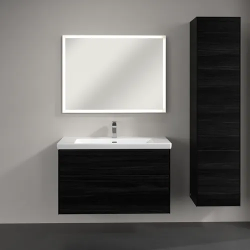 Bild von VILLEROY BOCH Subway 3.0 Hochschrank, 2 Türen, 400 x 1710 x 362 mm, Black Oak / Black Oak #C58701AB