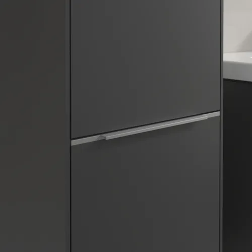 Bild von VILLEROY BOCH Subway 3.0 Hochschrank, 2 Türen, 400 x 1710 x 362 mm, Graphite / Graphite #C58600VR