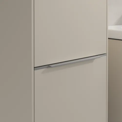Bild von VILLEROY BOCH Subway 3.0 Hochschrank, 2 Türen, 400 x 1710 x 362 mm, Cashmere Grey / Cashmere Grey #C58600VN
