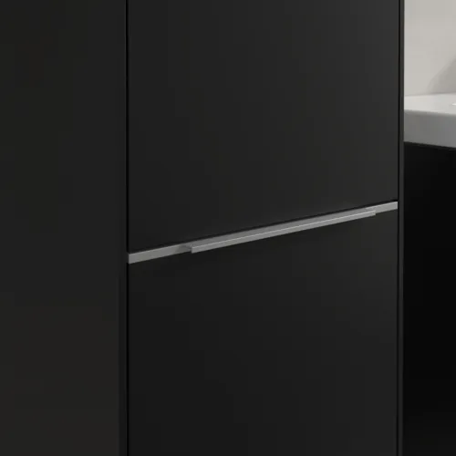 Bild von VILLEROY BOCH Subway 3.0 Hochschrank, 2 Türen, 400 x 1710 x 362 mm, Volcano Black / Volcano Black #C58600VL