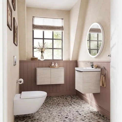 Bild von VILLEROY BOCH Subway 3.0 Handwaschbecken, 450 x 370 x 145 mm, Weiß Alpin CeramicPlus, ohne Überlauf #4370FLR1