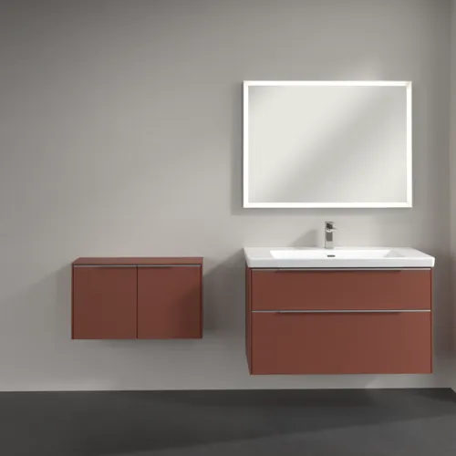 Bild von VILLEROY BOCH Subway 3.0 Sideboard, 2 Türen, 728 x 423 x 256 mm, Wine Red / Wine Red #C60000AH