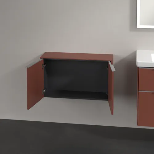 Bild von VILLEROY BOCH Subway 3.0 Sideboard, 2 Türen, 728 x 423 x 256 mm, Wine Red / Wine Red #C60000AH