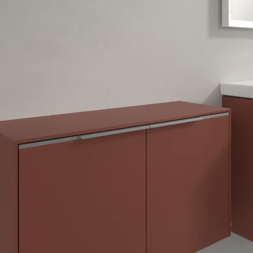 Bild von VILLEROY BOCH Subway 3.0 Sideboard, 2 Türen, 728 x 423 x 256 mm, Wine Red / Wine Red #C60000AH