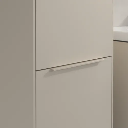 Bild von VILLEROY BOCH Subway 3.0 Hochschrank, 2 Türen, 400 x 1710 x 362 mm, Cashmere Grey / Cashmere Grey #C58602VN