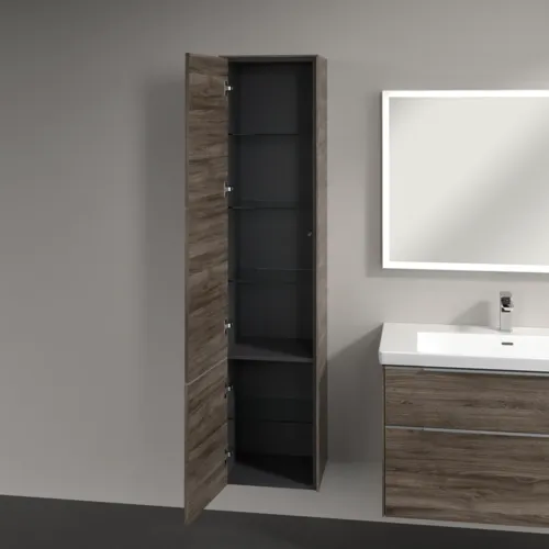 Bild von VILLEROY BOCH Subway 3.0 Hochschrank, 2 Türen, 400 x 1710 x 362 mm, Stone Oak / Stone Oak #C58600RK