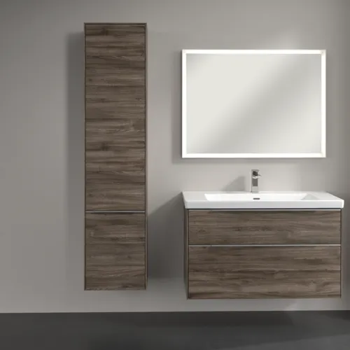 Bild von VILLEROY BOCH Subway 3.0 Hochschrank, 2 Türen, 400 x 1710 x 362 mm, Stone Oak / Stone Oak #C58600RK