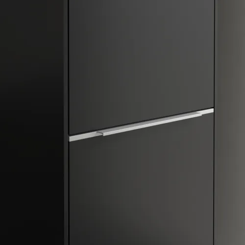 Obrázek VILLEROY BOCH Vysoká skříň Subway 3.0, 2 dveře, 400 x 1710 x 362 mm, Volcano Black / Volcano Black #C58700VL